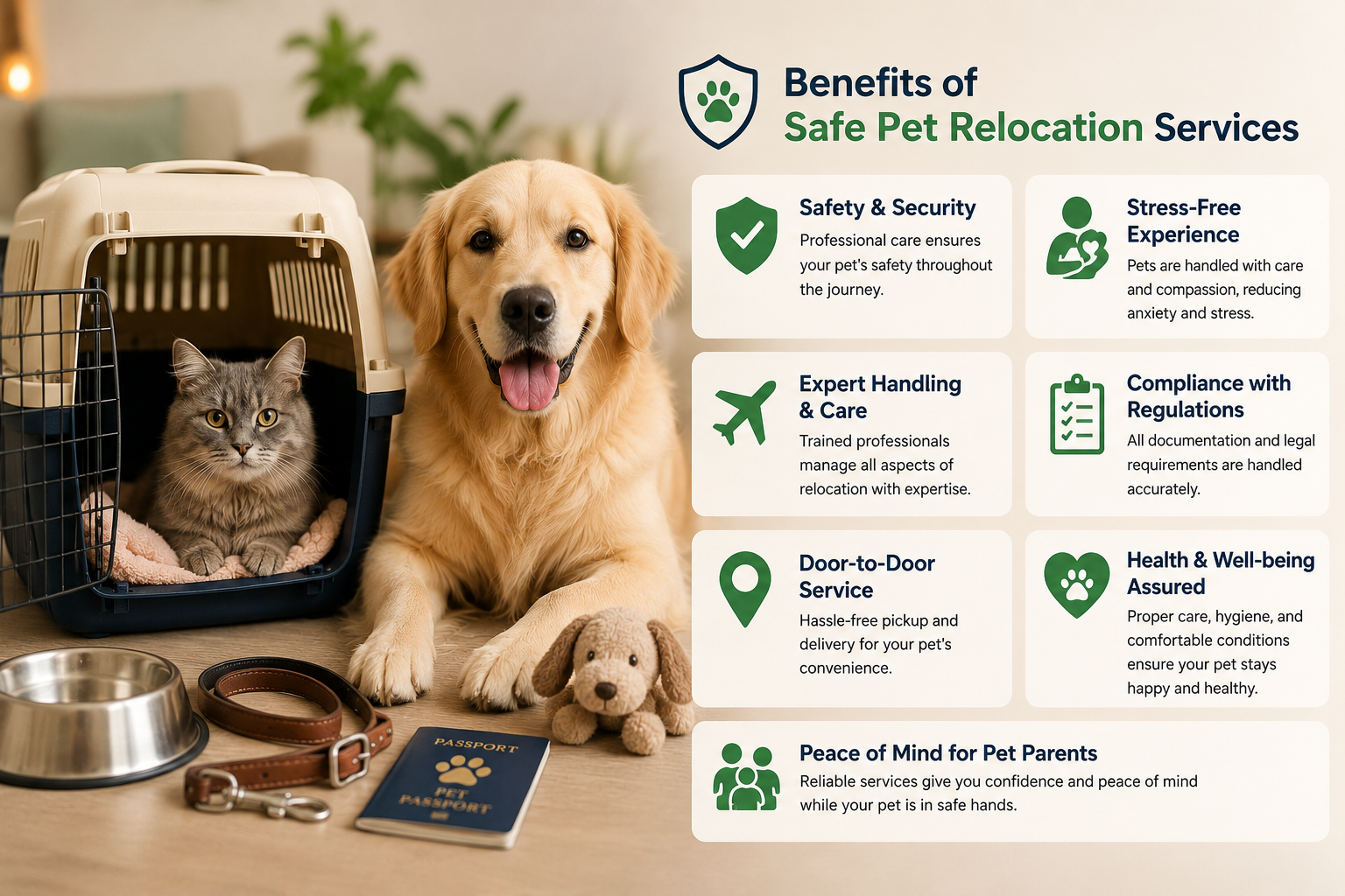 Benefits of Safe Pet Relocation Services